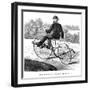 Bicycling, 1869-null-Framed Giclee Print