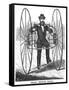 Bicycling, 1869-null-Framed Stretched Canvas