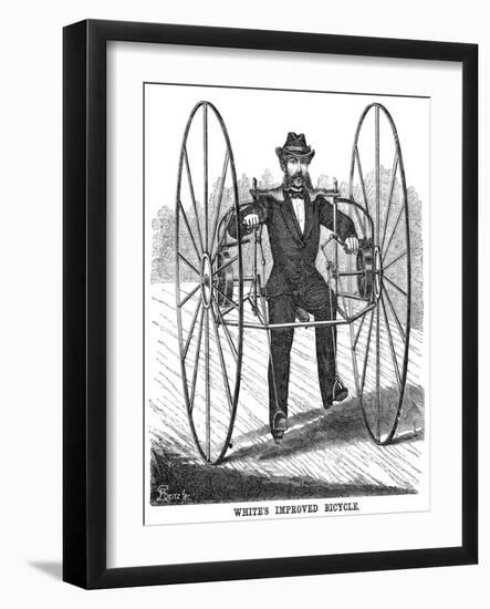 Bicycling, 1869-null-Framed Giclee Print