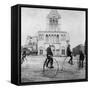 Bicycling, 1880s-null-Framed Stretched Canvas