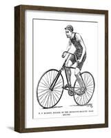 Bicycling, 1890-null-Framed Giclee Print