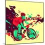 Bicycling. Healthy Lifestyle. Sports Poster-Daria_I-Mounted Art Print