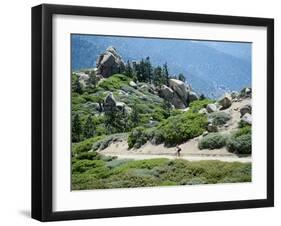 Bicycling in a Fabulous Landscape-null-Framed Premium Photographic Print