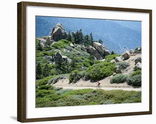 Bicycling in a Fabulous Landscape-null-Framed Photographic Print
