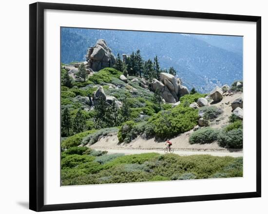 Bicycling in a Fabulous Landscape-null-Framed Photographic Print