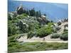 Bicycling in a Fabulous Landscape-null-Mounted Photographic Print