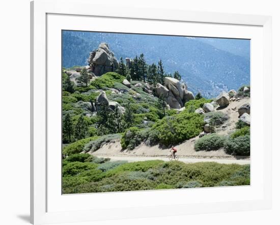 Bicycling in a Fabulous Landscape-null-Framed Photographic Print