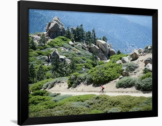 Bicycling in a Fabulous Landscape-null-Framed Photographic Print