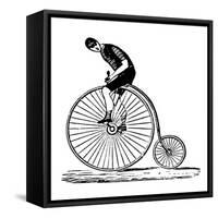 Bicycling-null-Framed Stretched Canvas