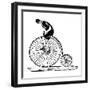 Bicycling-null-Framed Giclee Print