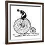 Bicycling-null-Framed Giclee Print