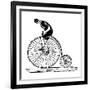 Bicycling-null-Framed Giclee Print