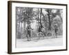 Bicyclists in Central Park-null-Framed Photographic Print