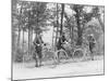 Bicyclists in Central Park-null-Mounted Photographic Print