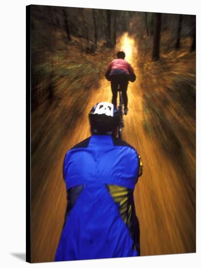 Bicyclists Perspective-Chuck Haney-Stretched Canvas
