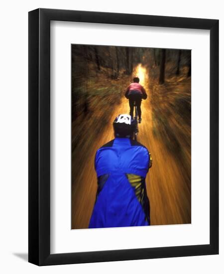 Bicyclists Perspective-Chuck Haney-Framed Photographic Print