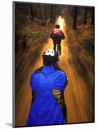 Bicyclists Perspective-Chuck Haney-Mounted Photographic Print