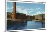 Biddeford, Maine - View of Some Textile Mills-Lantern Press-Mounted Art Print