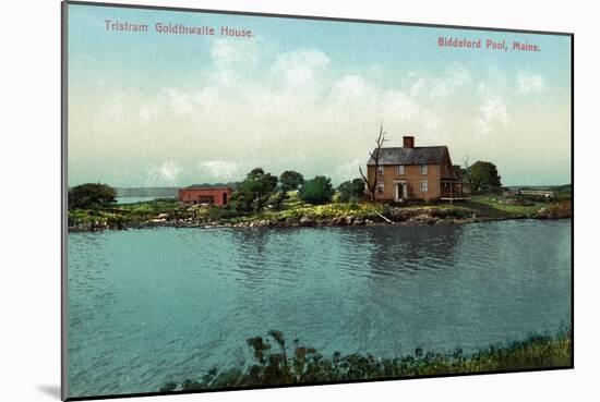 Biddeford Pool, Maine, Exterior View of the Tristram Goldthwaite House-Lantern Press-Mounted Art Print