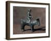 Bidder Riding Ox, Bronze Statue-null-Framed Giclee Print