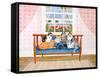 Biedermeier-Cats-Ditz-Framed Stretched Canvas