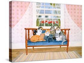 Biedermeier-Cats-Ditz-Stretched Canvas