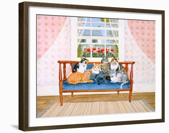 Biedermeier-Cats-Ditz-Framed Giclee Print