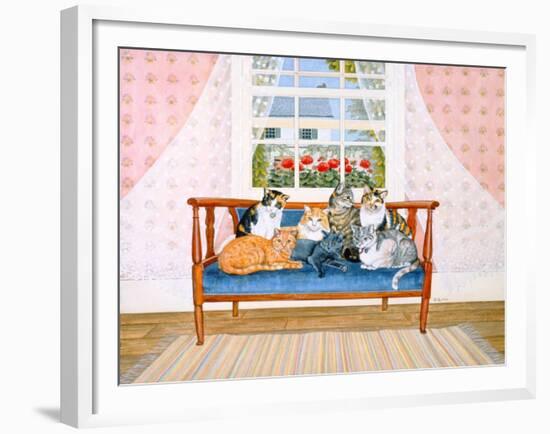 Biedermeier-Cats-Ditz-Framed Giclee Print