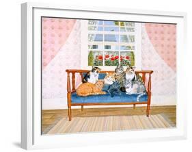 Biedermeier-Cats-Ditz-Framed Giclee Print