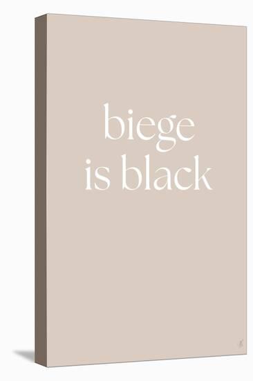 Biege is Black-Anne-Marie Volfova-Stretched Canvas