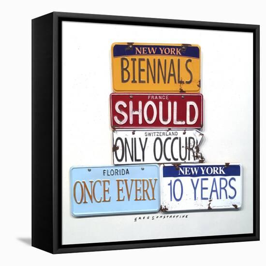 Biennials 10 Every Years-Gregory Constantine-Framed Stretched Canvas