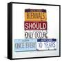 Biennials 10 Every Years-Gregory Constantine-Framed Stretched Canvas