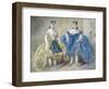 Bienvenue ou deux filles de face-Constantin Guys-Framed Giclee Print