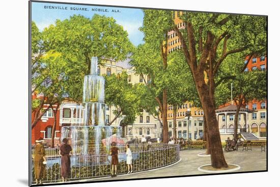 Bienville Square, Mobile, Alabama-null-Mounted Art Print