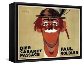 Bier Cabaret Passage / Paul Goldler-Josef Steiner-Framed Stretched Canvas