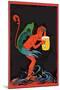 Biere au Diable-Eugene Oge-Mounted Art Print
