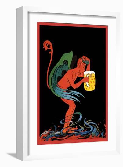 Biere au Diable-Eugene Oge-Framed Art Print