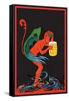 Biere au Diable-Eugene Oge-Framed Stretched Canvas