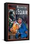 Biere de L'Eclair-Eugene Oge-Framed Stretched Canvas