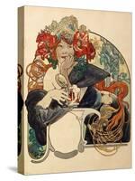 Biere De La Meuse-Alphonse Mucha-Stretched Canvas