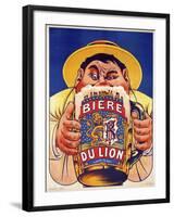 Biere du Lion-null-Framed Giclee Print