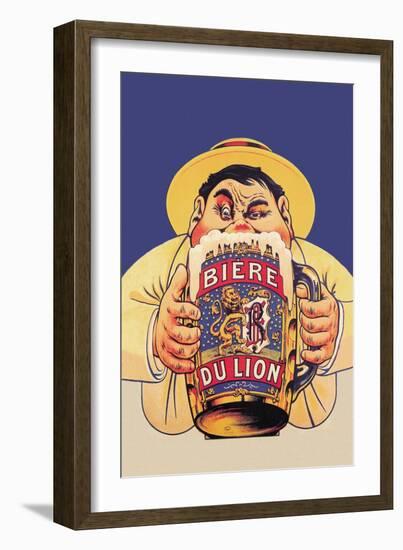 Biere du Lion-Eugene Oge-Framed Art Print