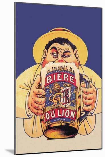 Biere du Lion-Eugene Oge-Mounted Art Print