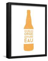 Bière en Bouteille-null-Framed Poster