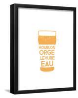 Bière en Pinte-null-Framed Poster