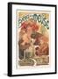 Bieres de La Meuse-Alphonse Mucha-Framed Premium Giclee Print