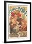 Bieres de La Meuse-Alphonse Mucha-Framed Premium Giclee Print