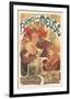 Bieres de La Meuse-Alphonse Mucha-Framed Premium Giclee Print