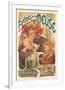 Bieres de La Meuse-Alphonse Mucha-Framed Premium Giclee Print