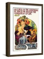 Bieres de le Meuse-Alphonse Mucha-Framed Art Print